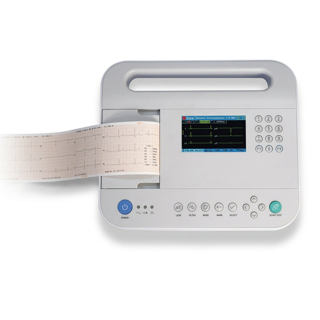 3-Channel ECG Machine | Digital Electrocardiograph for Hospitals & Clinics
