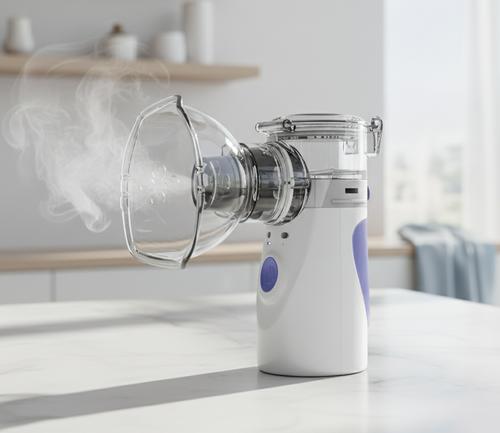 Portable Mesh Nebuliser Machine | Vibrating Mesh Aerosol Therapy