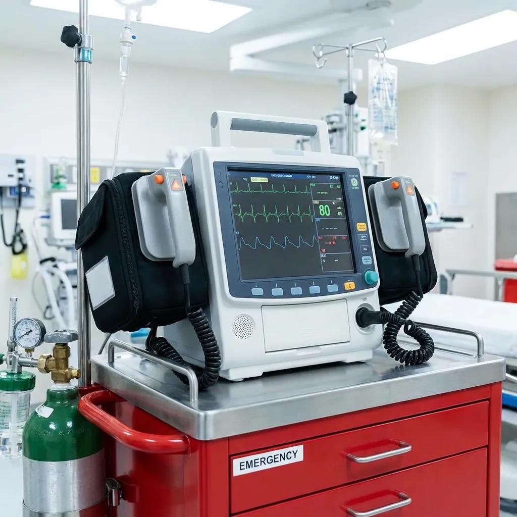 Biphasic Defibrillator Monitor | Medical Defibrillator with ECG Monitoring