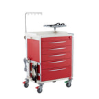 Emergency Crash Cart | Hospital Resuscitation Trolley with Drawers