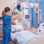 Mobile Digital X-Ray Machine | Portable Hospital DR Imaging System