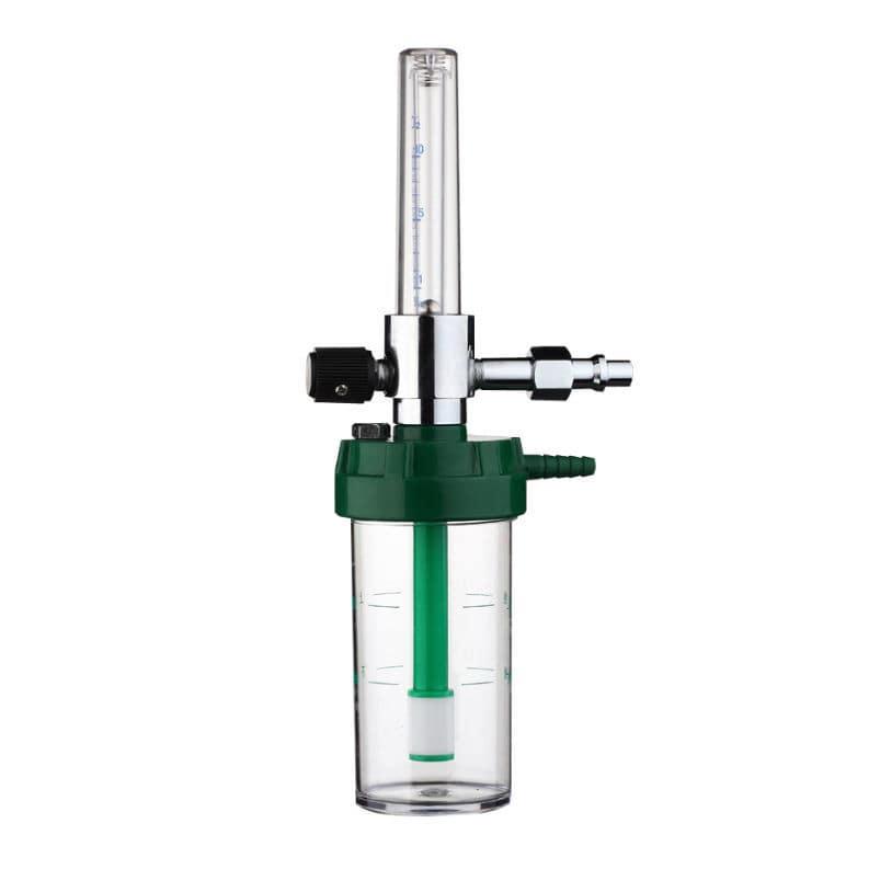 Medical Oxygen Flowmeter with Humidifier Bottle | Hospital Oxygen Therapy
