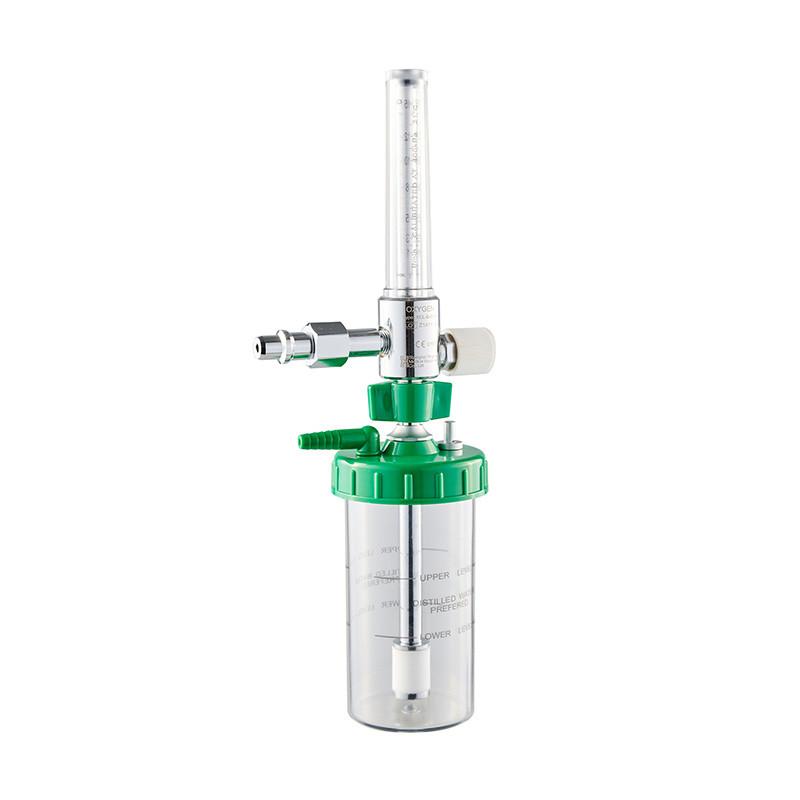 Medical Oxygen Flowmeter with Humidifier Bottle | Hospital Oxygen Therapy
